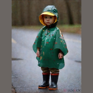 The Nature Company Animal Print Kids Rain Pancho